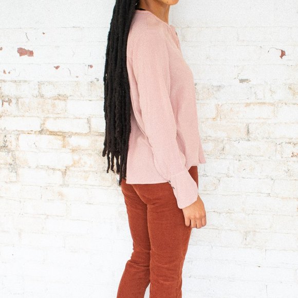 Acote Dumfries Button Down Blouse - Picture 2 of 5